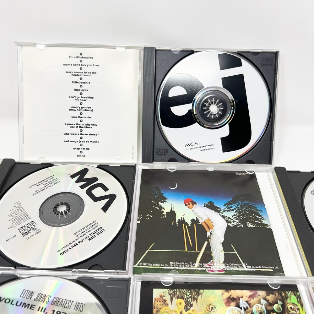 Elton John CD Lot 6 Albums Goodbye Yellow Brick Road Greatest Hits Rocket Man - Picture 9 of 15